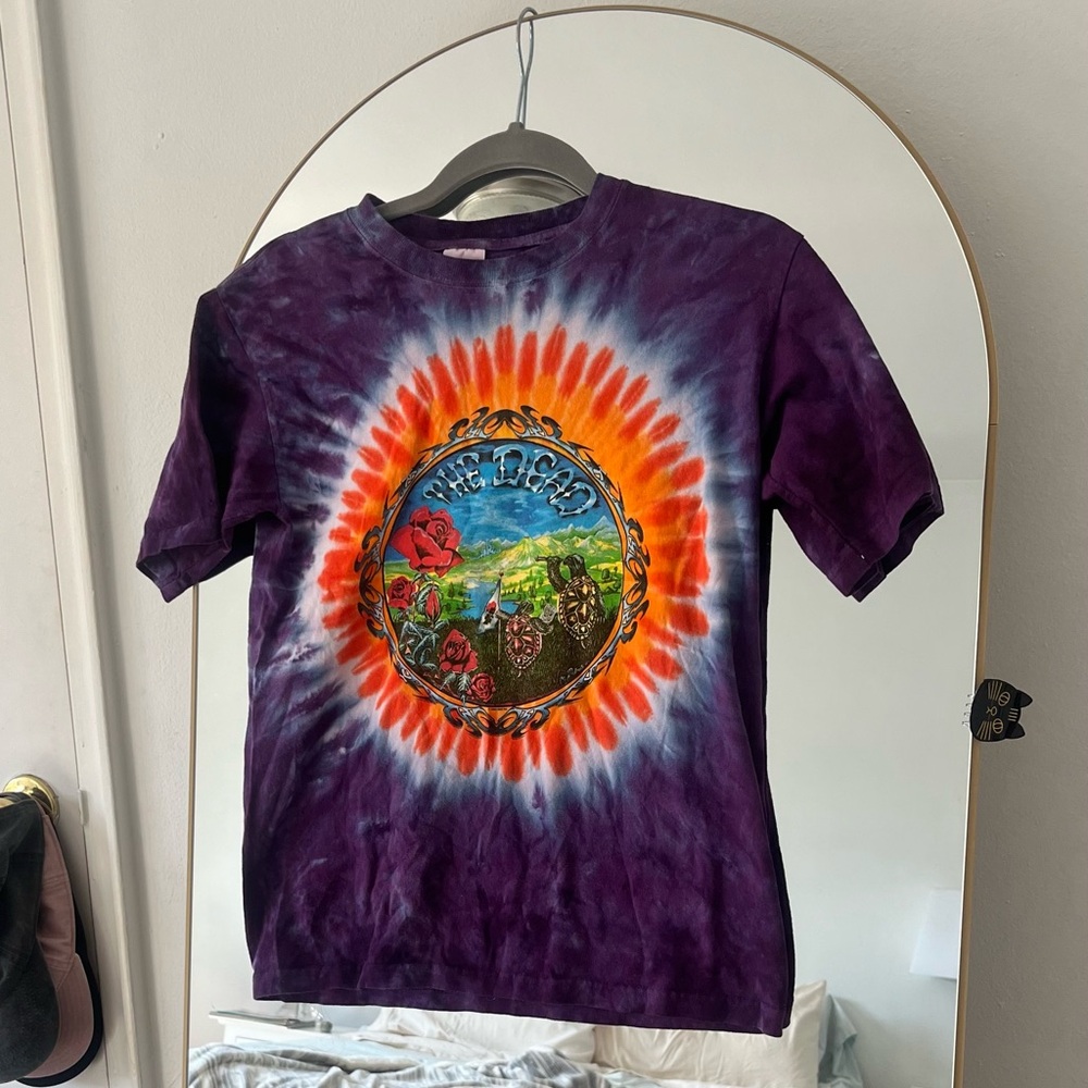 Vintage Tie Dye Grateful Dead T-Shirt Anvil Youth Size Large 2004